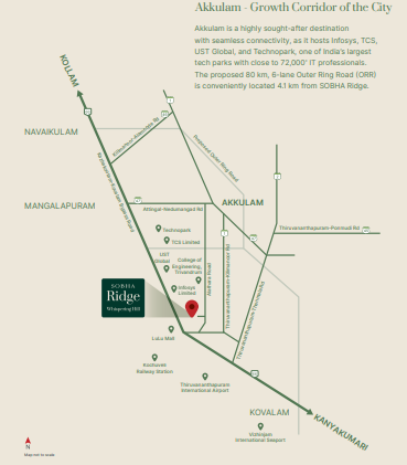 SOBHATRIVANDRUM LOCATION